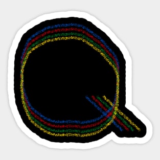 The letter Q! Sticker